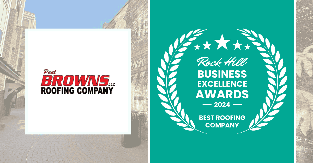 2024 rock hill business excellence awards winner -Best Roofing Company 2024 rock hill business excellence awards winner -Best Roofing Company